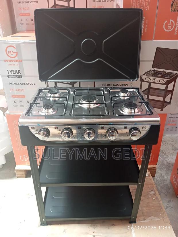 Eurochef 5 Burner Standing Cooker