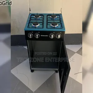 Electromate 4 Full Gas Burner Standing Cooker With Gas Compatiment 