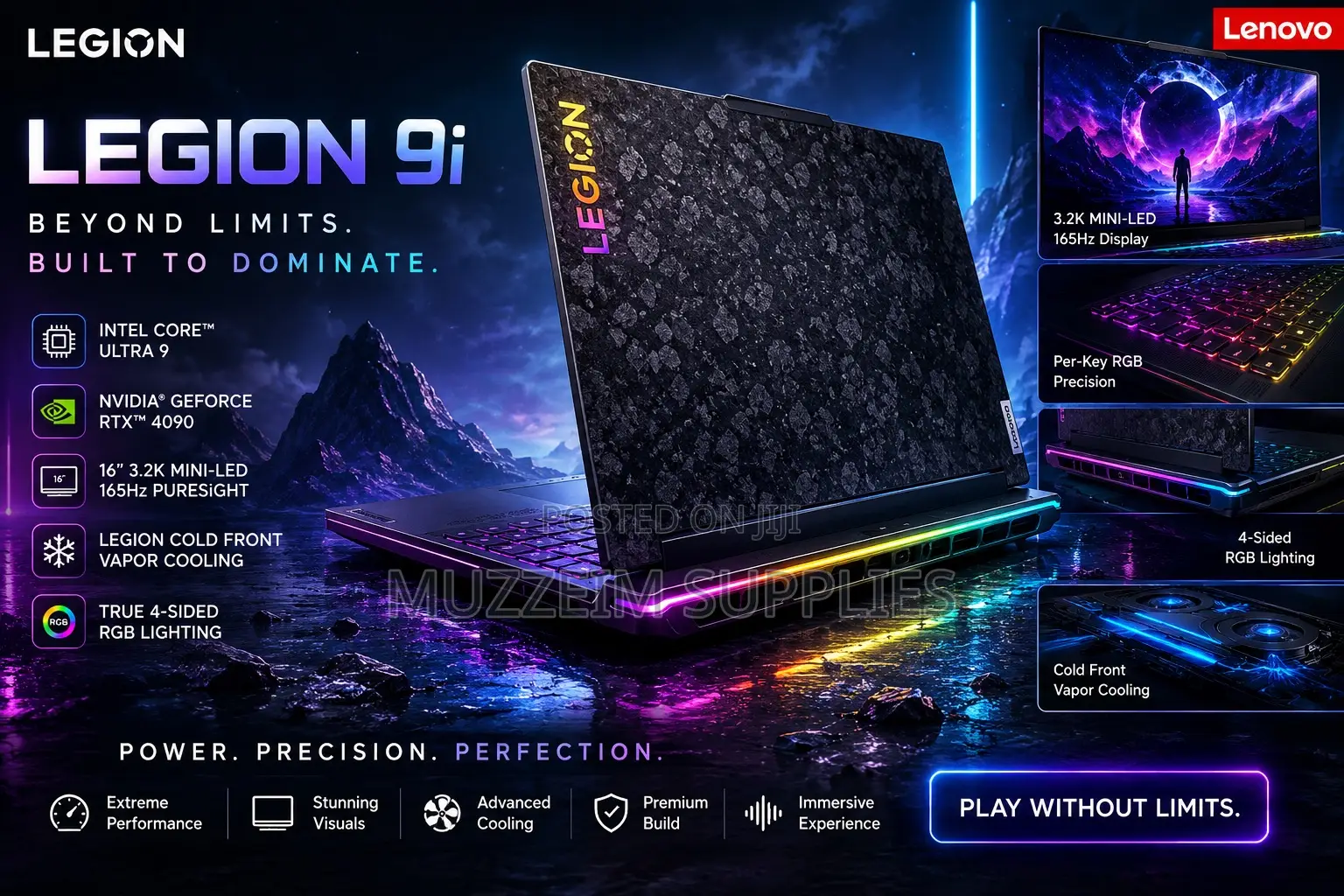 New Laptop Lenovo 64GB Intel Core i9 SSD 4T