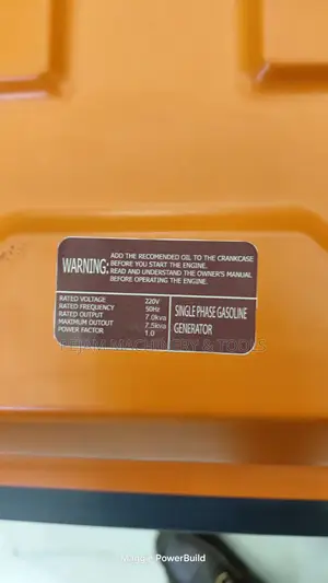 7.5kva Honda Generator Portable Equipped With Wheels and Handles