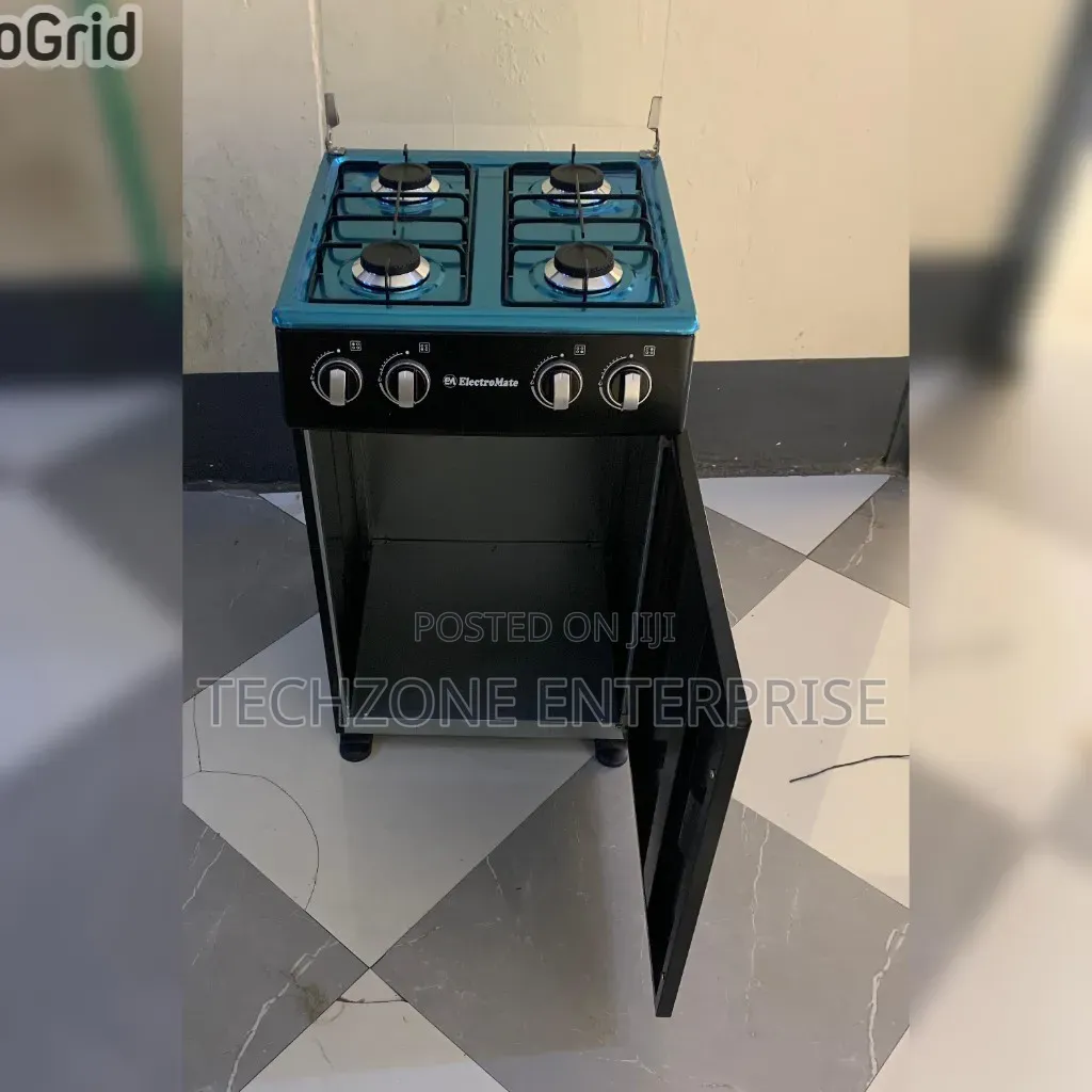 Electromate Full Gas Standing Cooker With Gas Compatiment With Lid 
