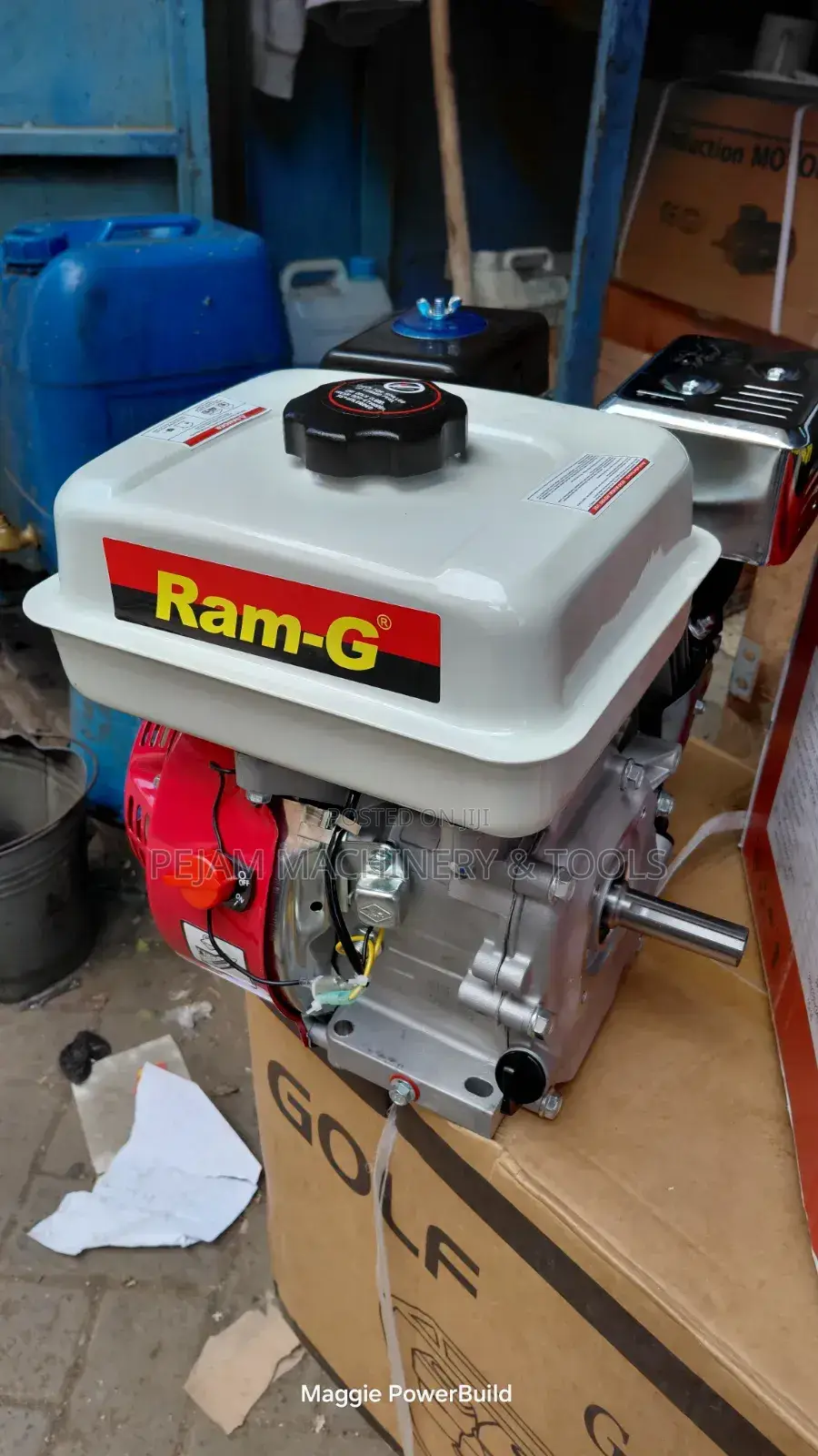 Ram G India Petrol 7.5hp Engine Drive