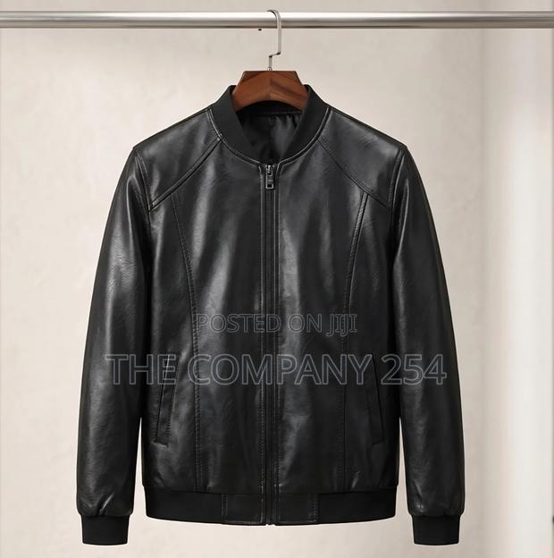 Quality Casual Men Official Leather Jacket Plain Available - thumbnail 5
