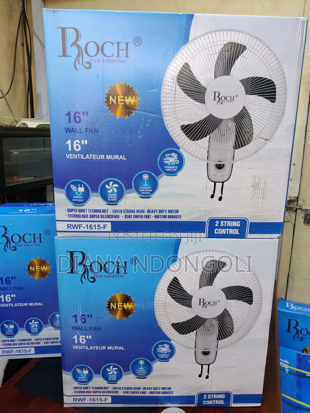 *Roch Wall Fan 16"