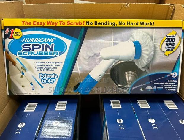 Spin Scrubber Cleaning Brush for Bathroom, Tiles Kitchen Surfaces