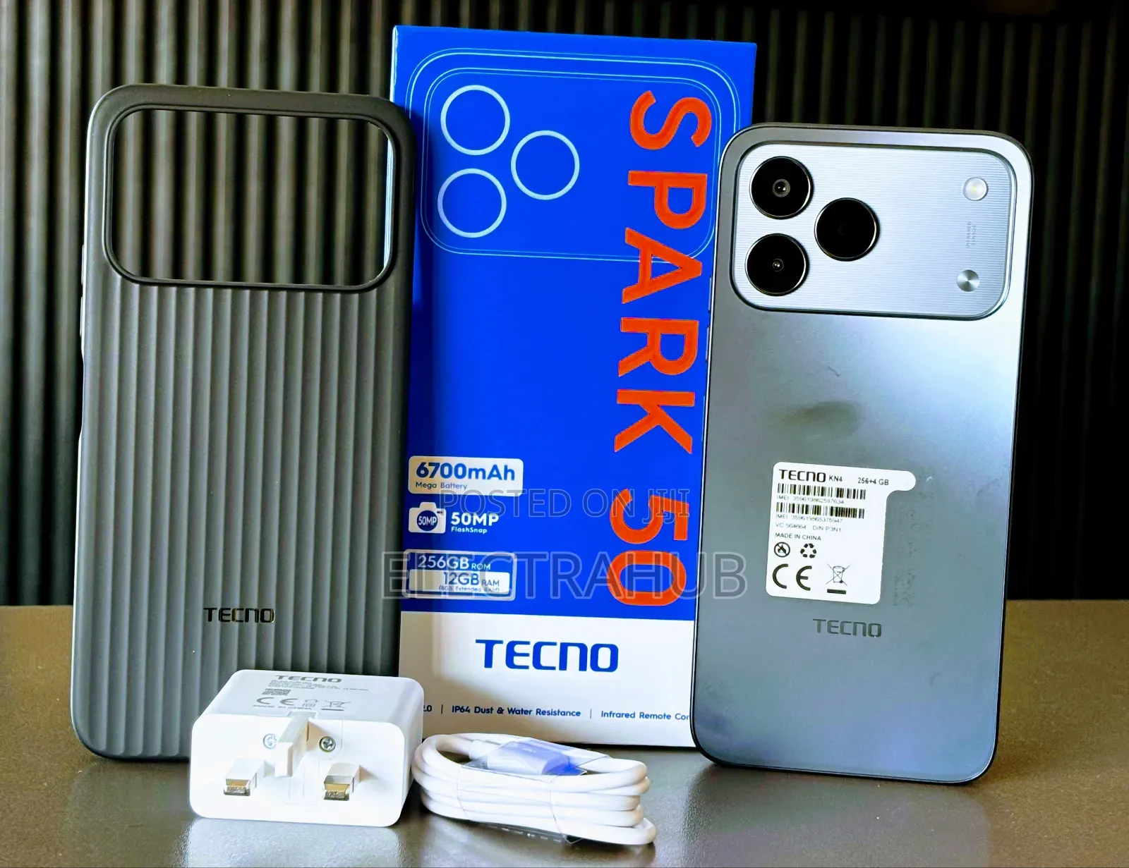 New Tecno Spark 50 128 GB Black