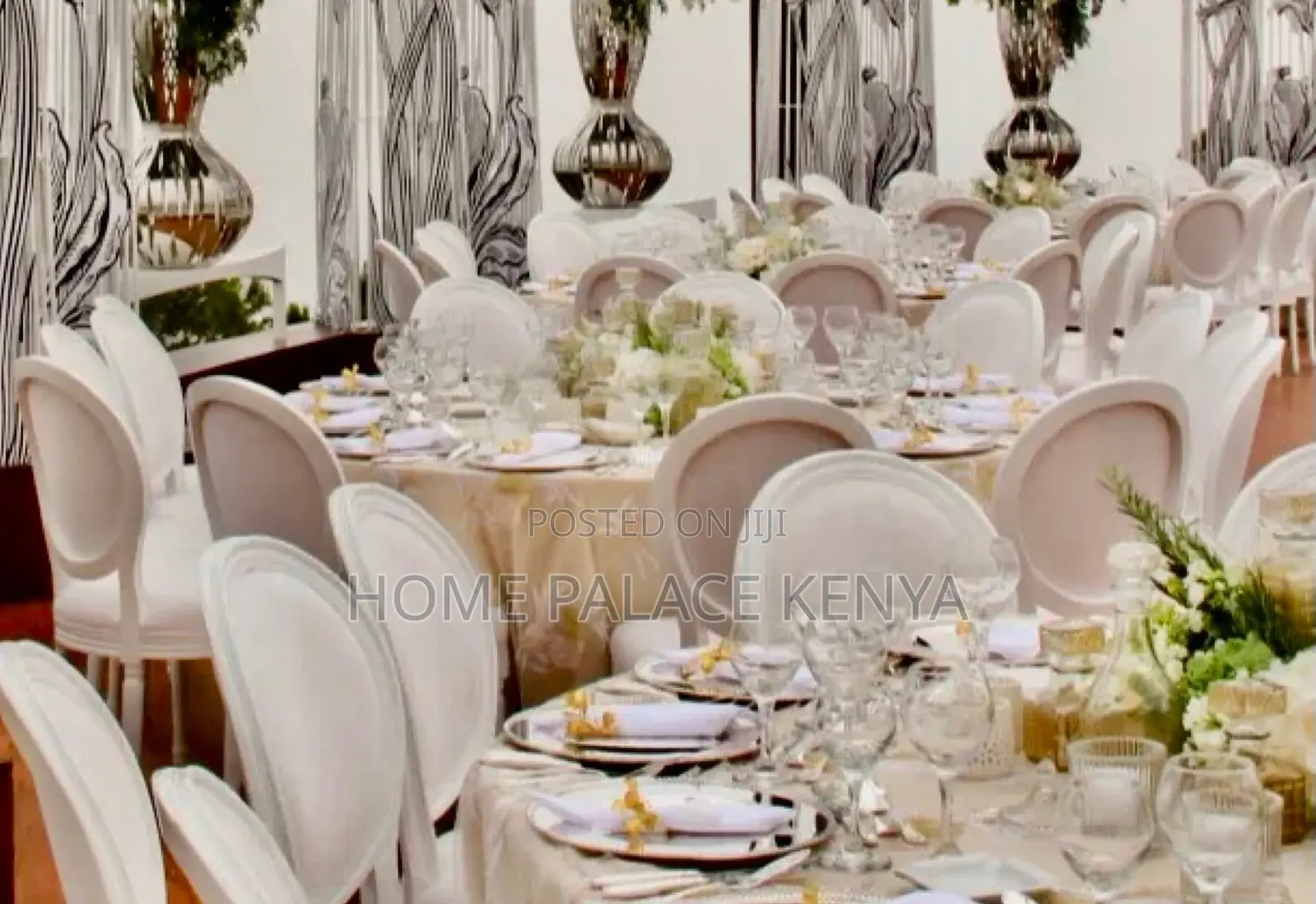 Event Chair: White Louis Style Wedding Chair With Pu Cushion