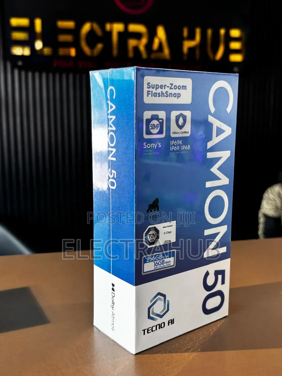 New Tecno Camon 50 256 GB Black