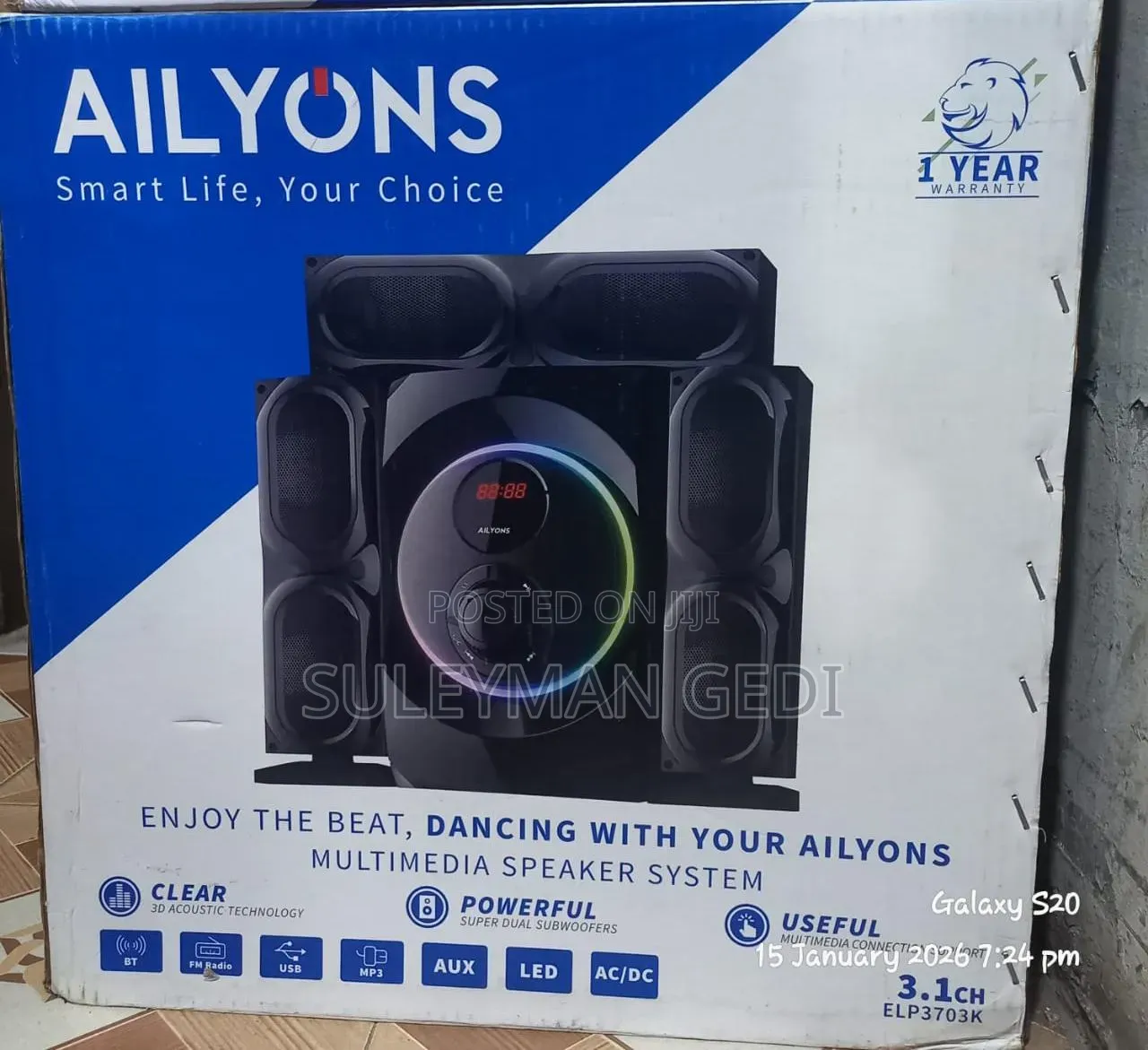 Ailyons 3.1 Channels Bluetooth