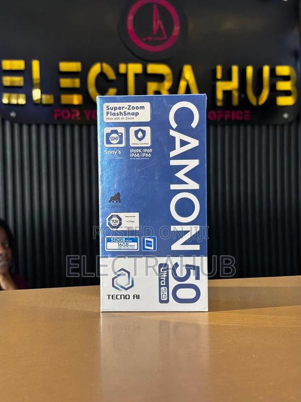 New Tecno Camon 50 Ultra 512 GB Black - main view