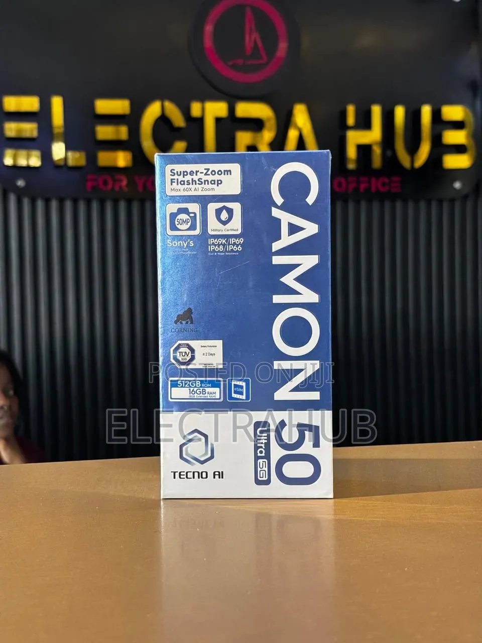 New Tecno Camon 50 Ultra 512 GB Black