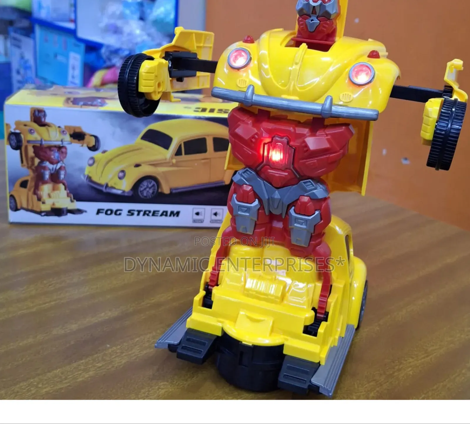 Fog Stream Transform Car -Has Spraying Effect -Has Sound and Lights