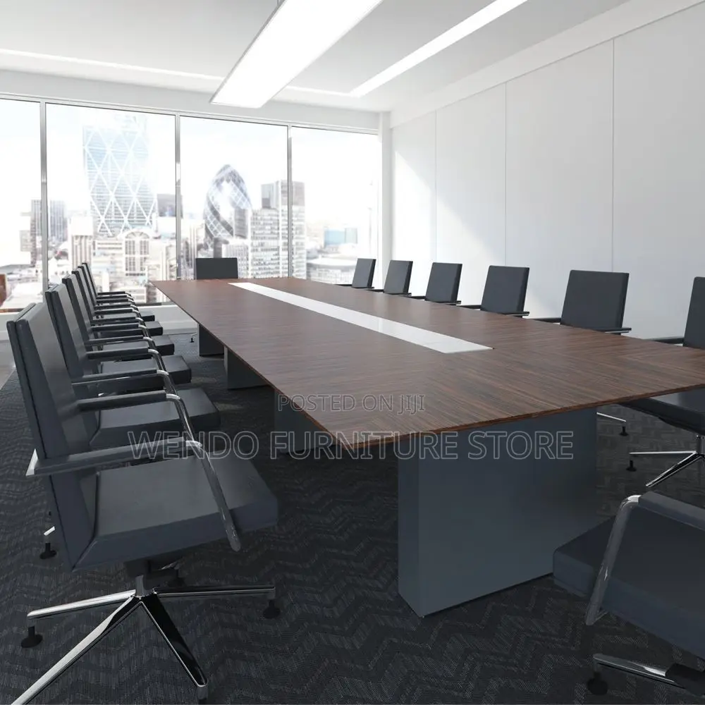 Boardroom Table; 3 Meters Executive Meeting Table for Staff Officials