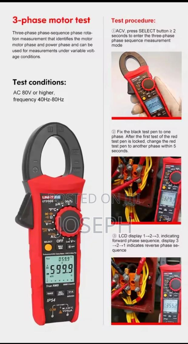 Uni-T Pro True RMS Digital Clamp Meter - thumbnail 9
