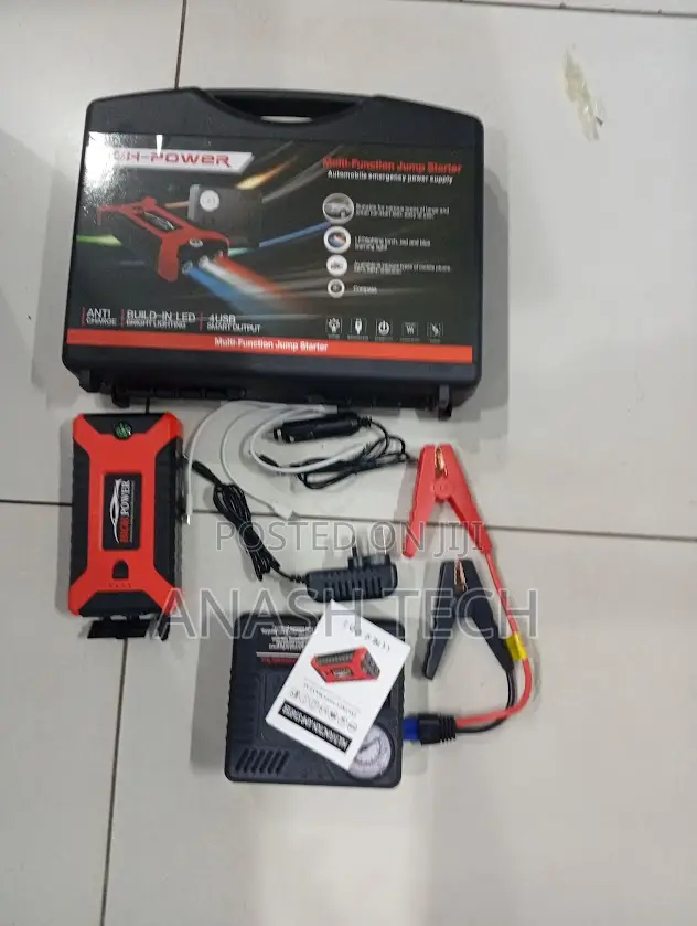 Portable Mini Jumper Air Compressor Booster 80000mah Car Starter