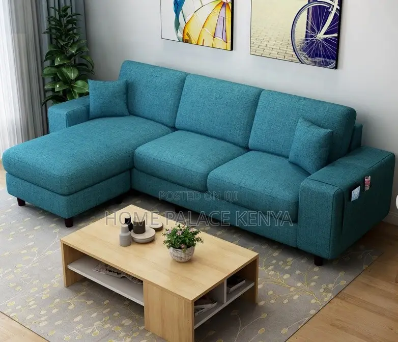 L Seat Sofa: Modern Grey 3 Seater Sofa