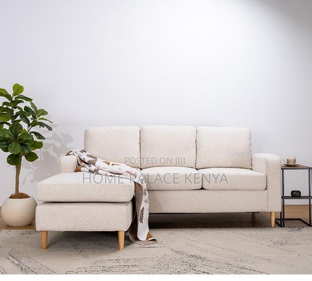 L Seat Sofa: Modern Grey 3 Seater Sofa - thumbnail 10