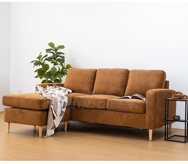 L Seat Sofa: Modern Grey 3 Seater Sofa - thumbnail 12