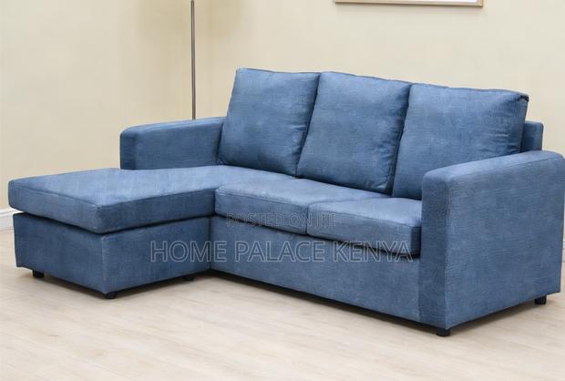 L Seat Sofa: Modern Grey 3 Seater Sofa - thumbnail 14