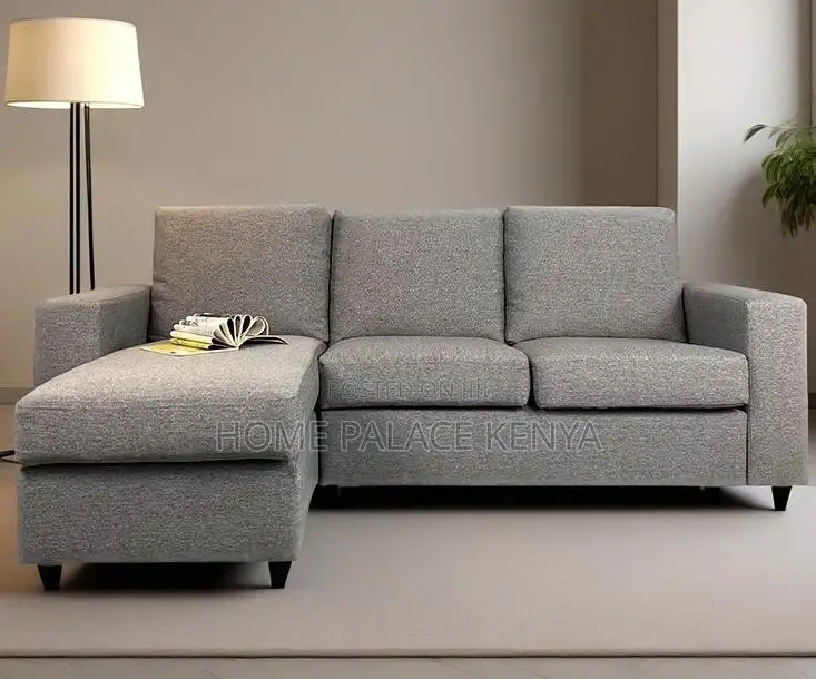 L Seat Sofa: Modern Grey 3 Seater Sofa