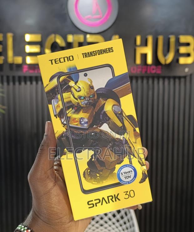 New Tecno Spark 30 128 GB Black