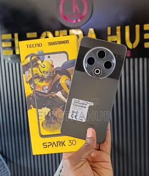 New Tecno Spark 30 128 GB Black
