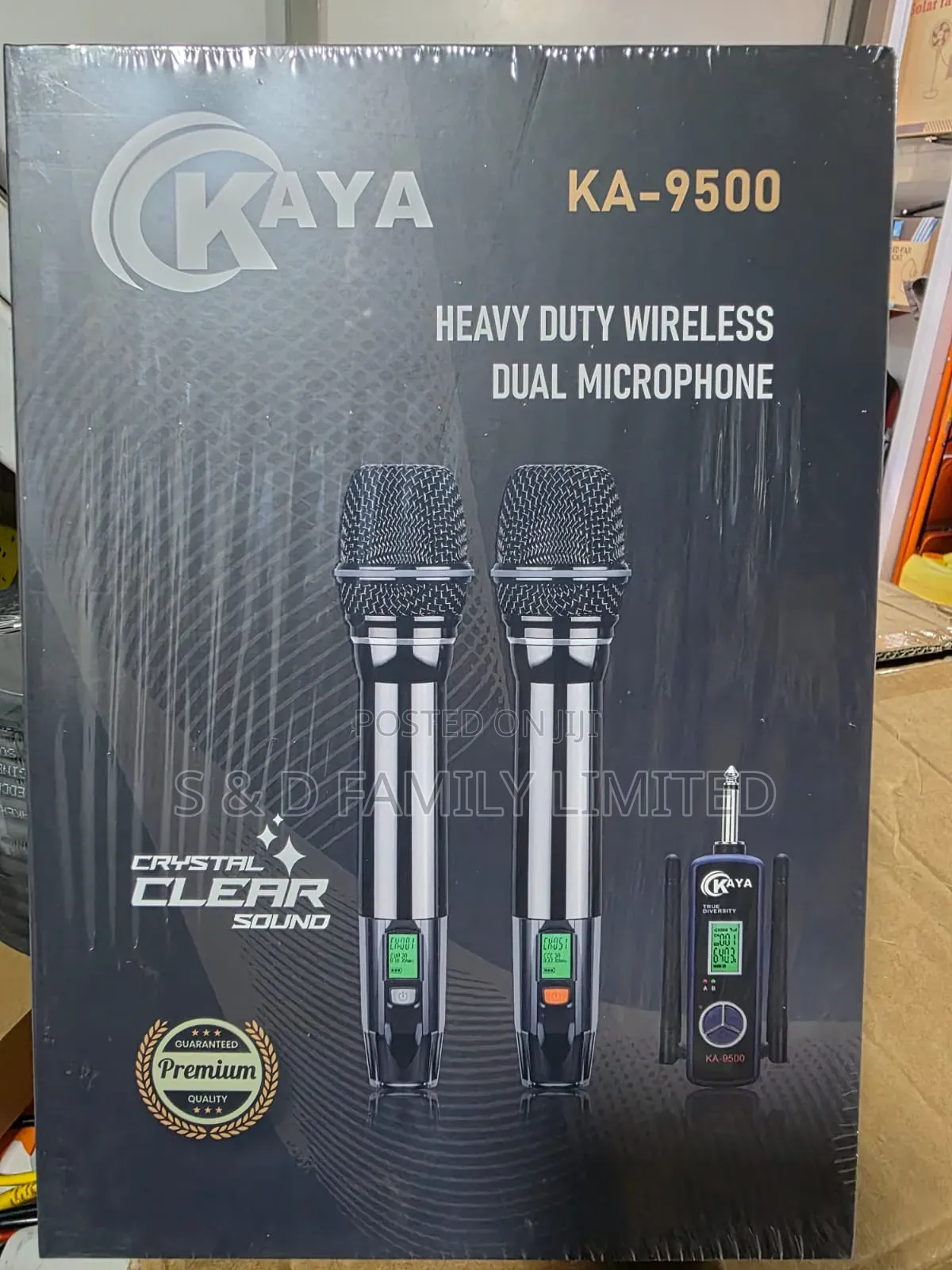 Kaya Ka-9500 Heavy Duty Wireless Dual Microphone