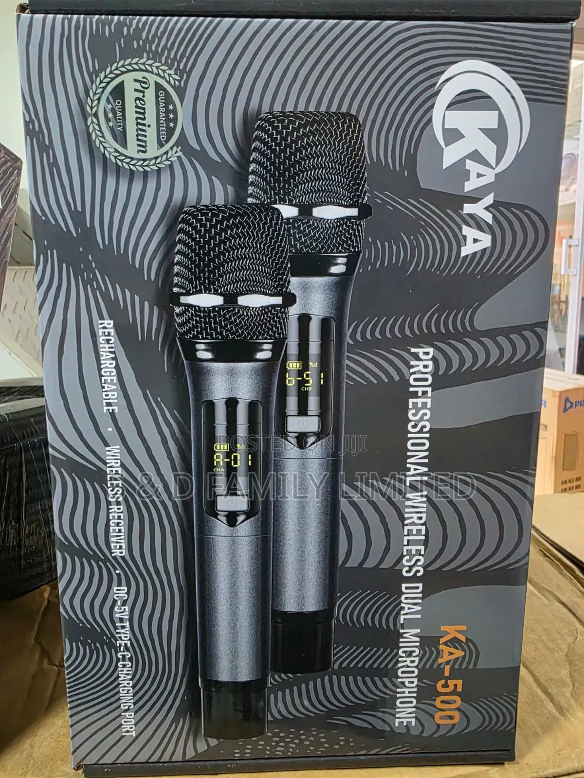 Kaya Ka-500 Heavy Duty Wireless Dual Microphone