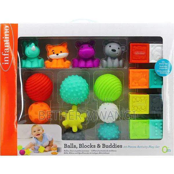 Infantino Sensory Balls, Blocks Buddies Activity - main view