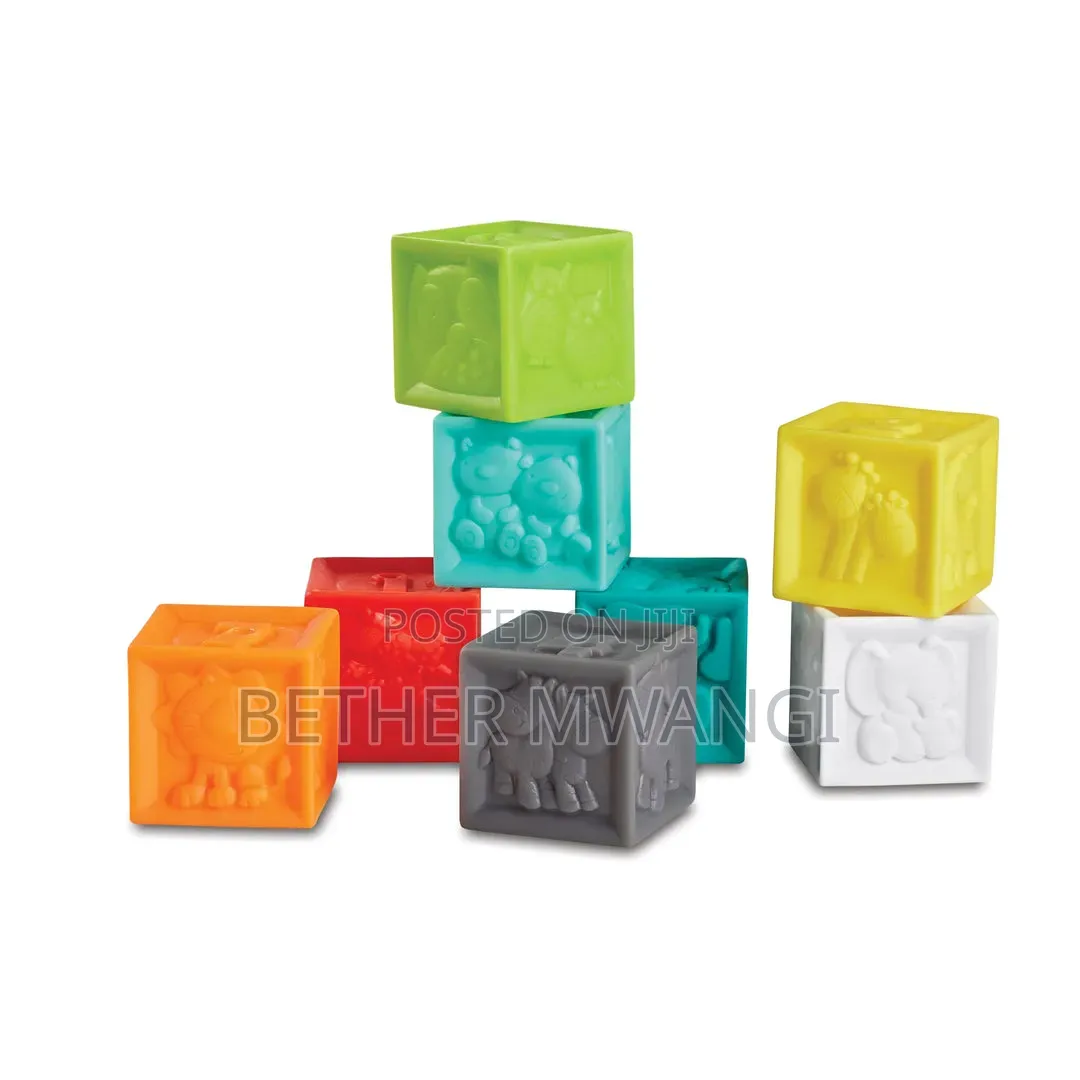 Infantino Sensory Balls, Blocks Buddies Activity