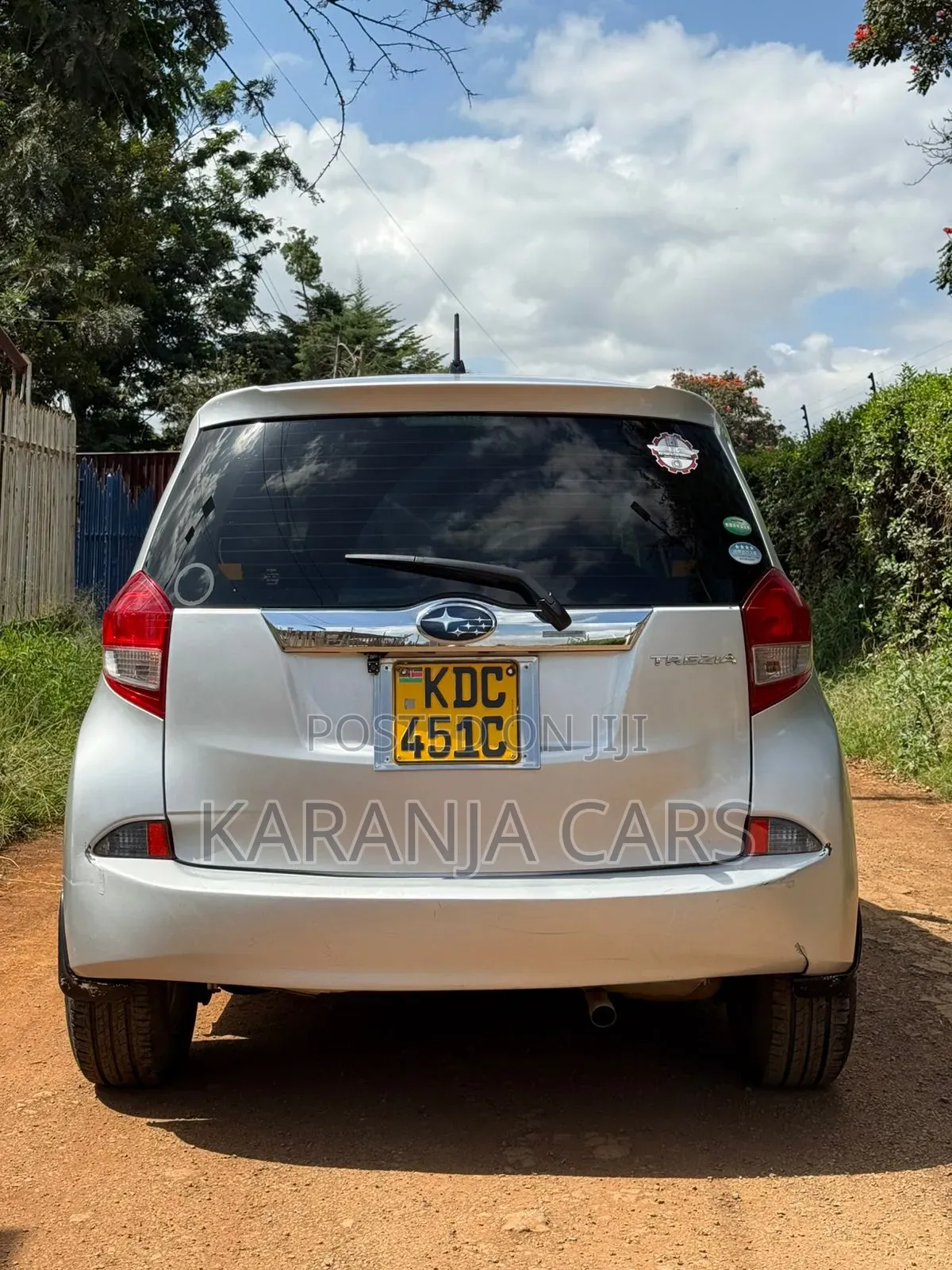 Subaru Trezia 2014 Silver