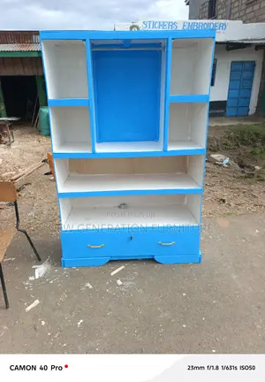 Blue Open Wardrobe