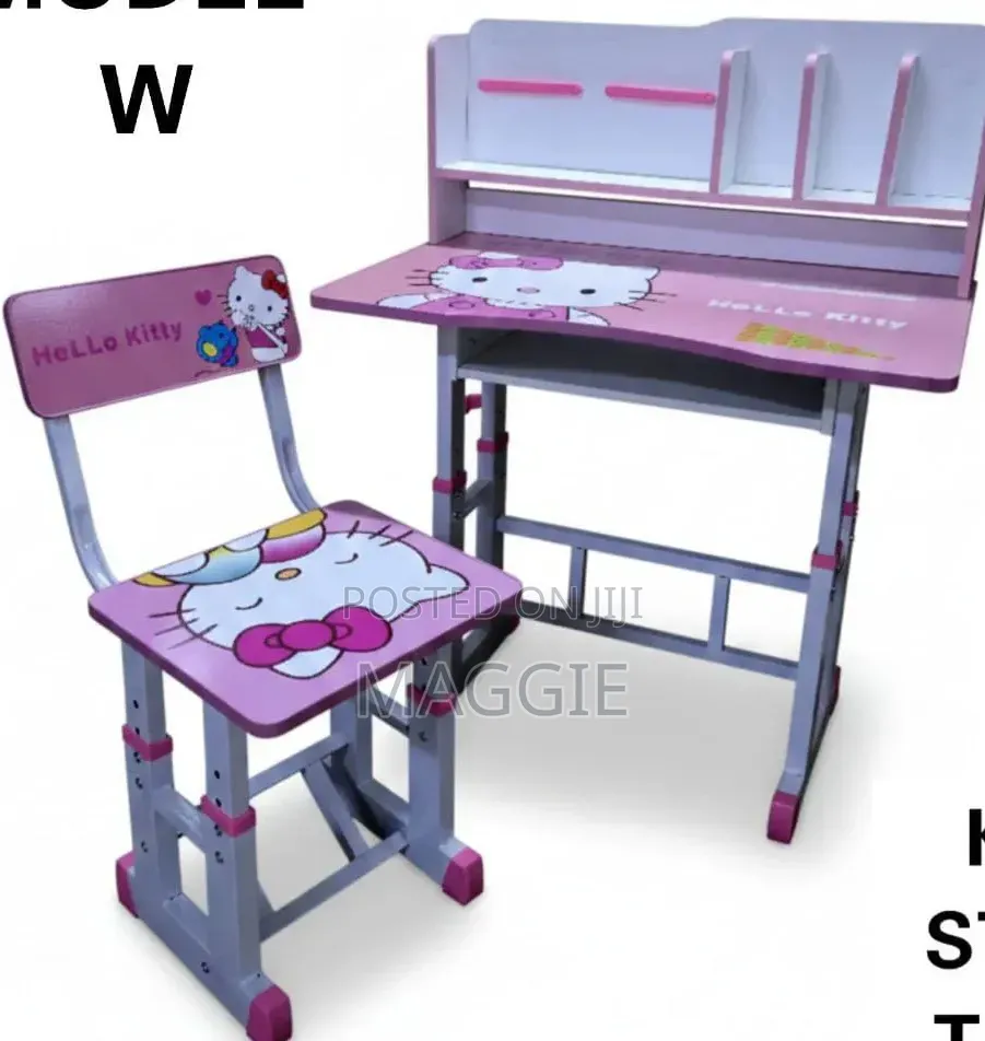 Model W Available Kids Study Table Pink