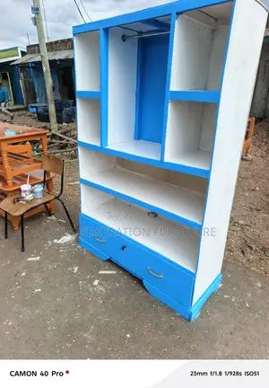 Blue Open Wardrobe