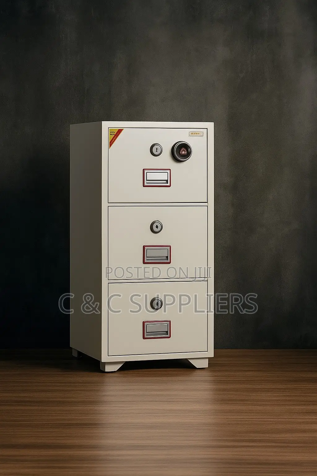3-Drawers Diplomat Fireproof Safe