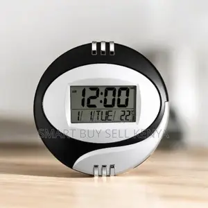 Portable Compact Design Digital Table and Wall Mount Clock