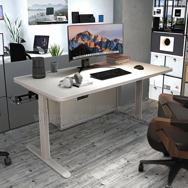 Office Desk; 1.6 Meters Adjustable Home Office Working Electric Desk