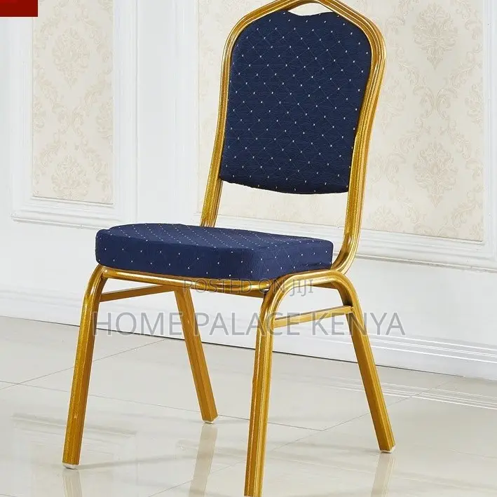 Conference Chair: Modern Gold Metal Dining Chair