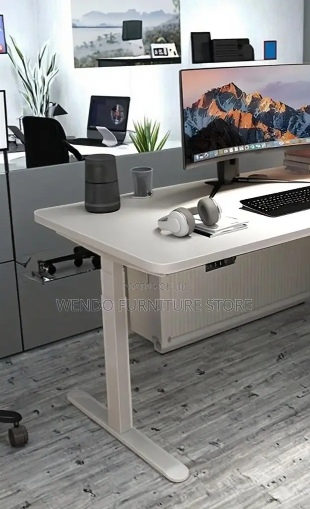 Office Desk; 1.6 Meters Adjustable Home Office Working Electric Desk