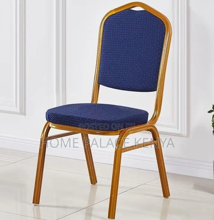 Conference Chair: Modern Gold Metal Dining Chair