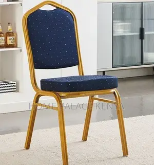 Conference Chair: Modern Gold Metal Dining Chair