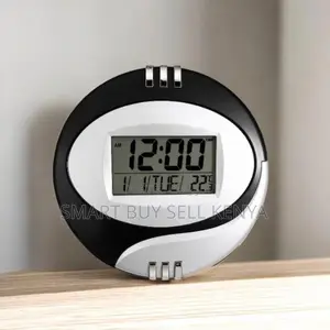 Long-Lasting Display Lifespan Digital Table and Wall Mount Clock