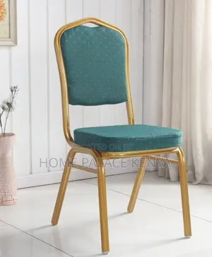 Conference Chair: Modern Gold Metal Dining Chair