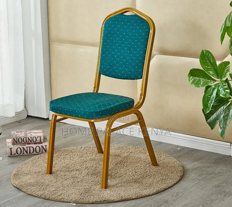 Conference Chair: Modern Gold Metal Dining Chair