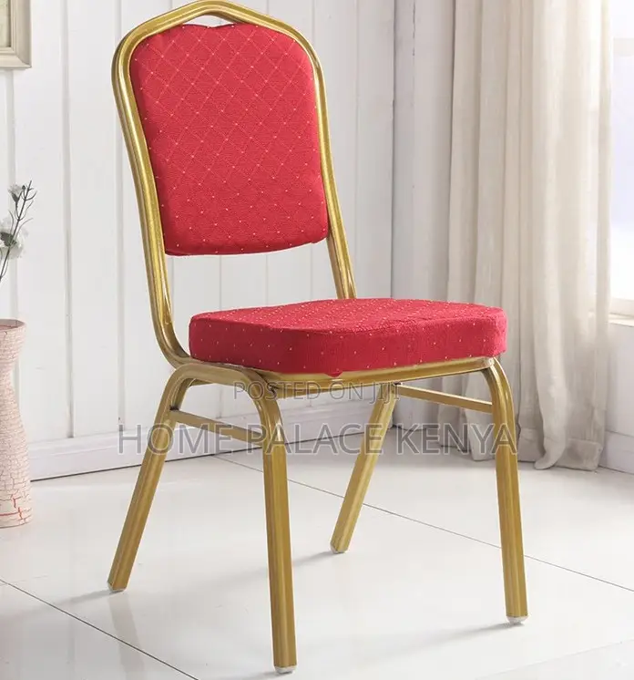 Conference Chair: Modern Gold Metal Dining Chair