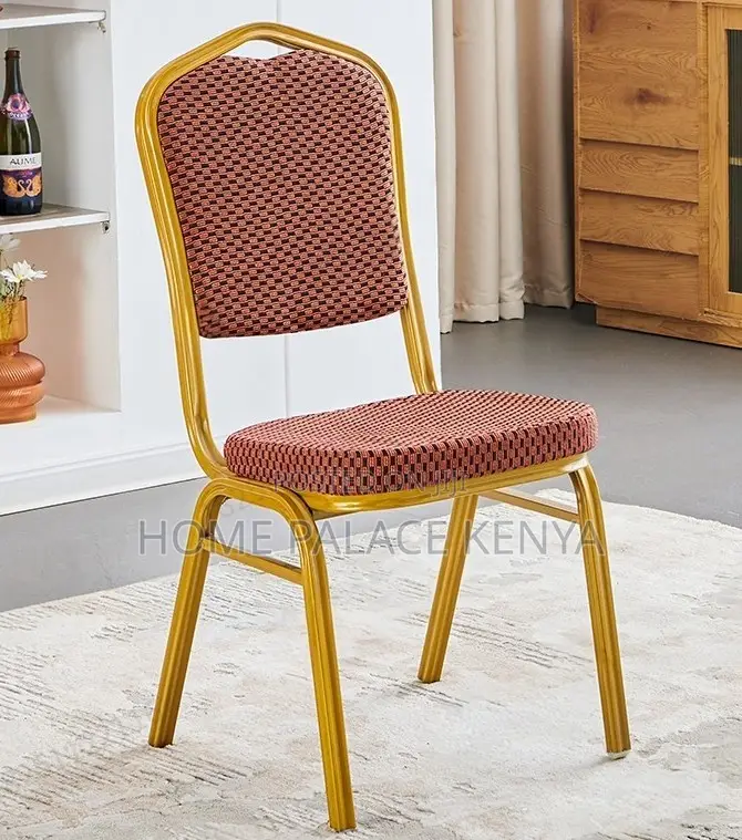 Conference Chair: Modern Gold Metal Dining Chair