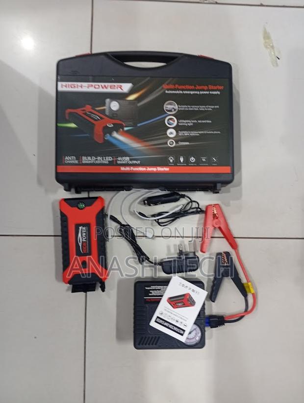 Portable Jump Starter Power Bank Multi-Function Car Battery Booster