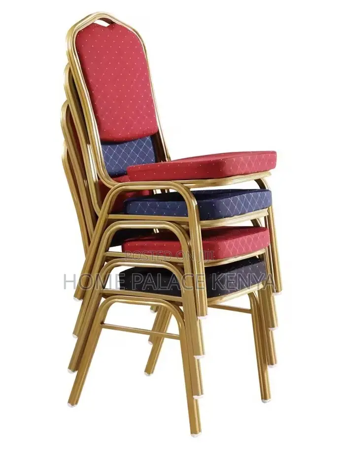 Conference Chair: Modern Gold Metal Dining Chair