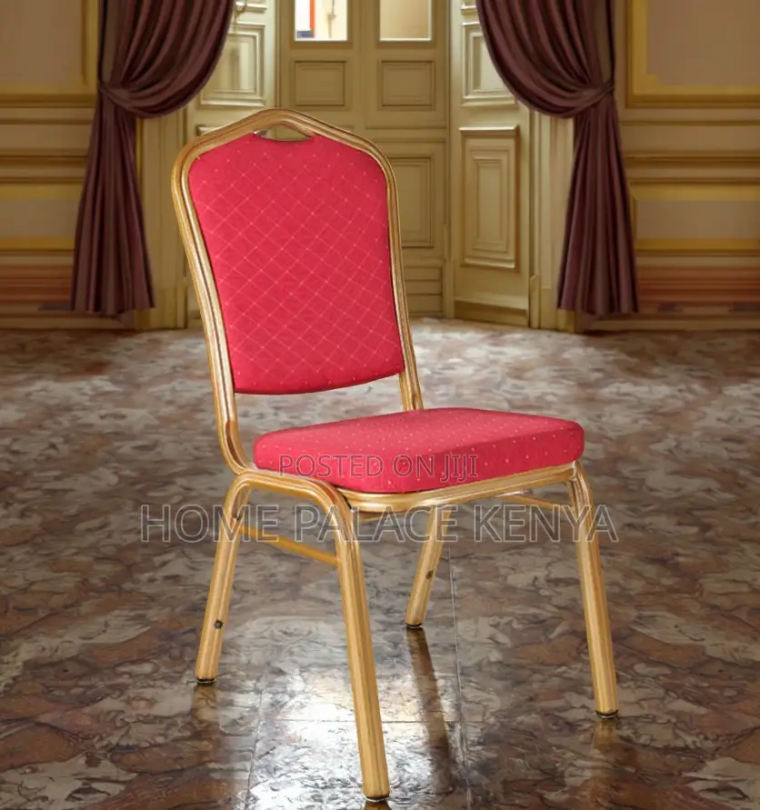 Conference Chair: Modern Gold Metal Dining Chair