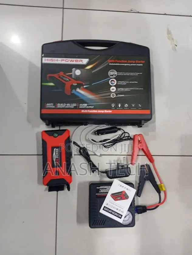 Compact Vehicle Jump Starter Portable Power Bank for Cars